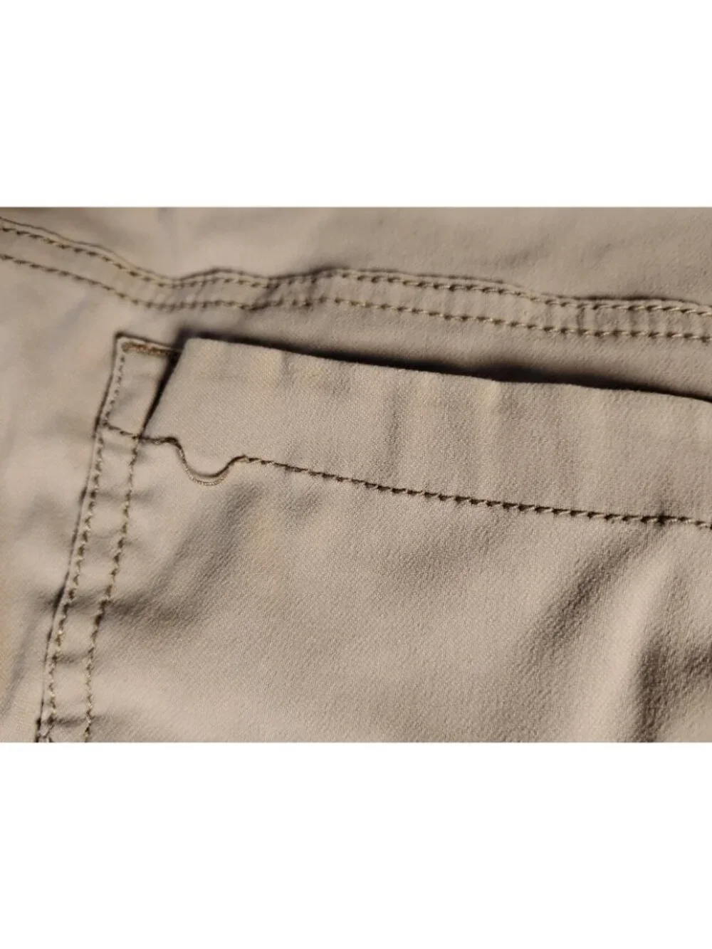 Prana Mens Breathe Shorts Comfort Stretch Logo Pockets Preppy 30W X 9L Tan